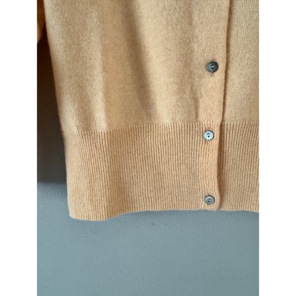 NWT Pure Collection 100% Cashmere Button Front Cardigan Sweater Womens Size 6 - Picture 4 of 6